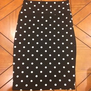 Polka Dot pencil skirt